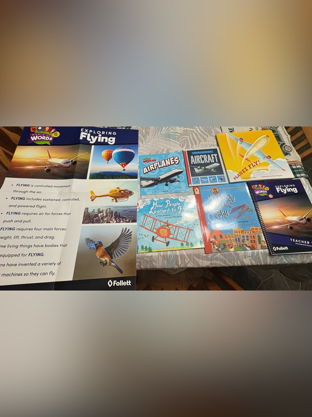 Exploring Flying & Airplane Teaching & Books Set - Lower Elementary